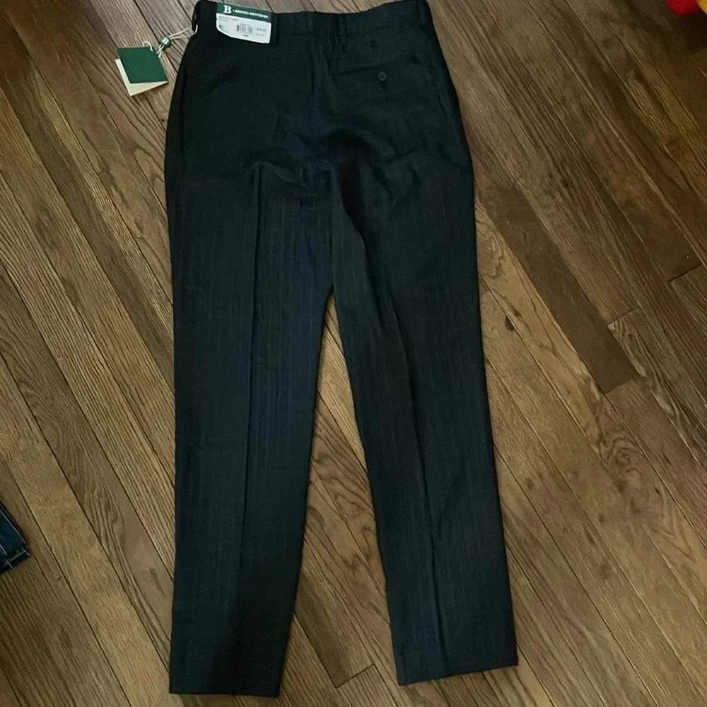 NWT B by Brooks Brothers charcoal gray dress pants